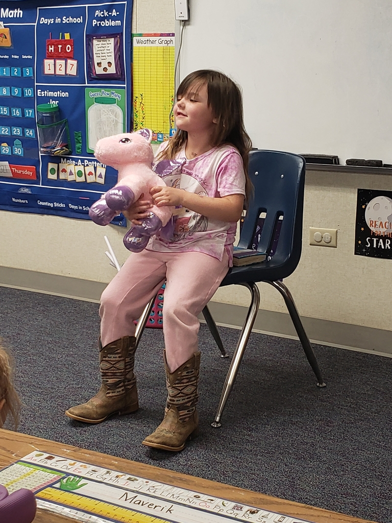Alarie shared her show and tell item.