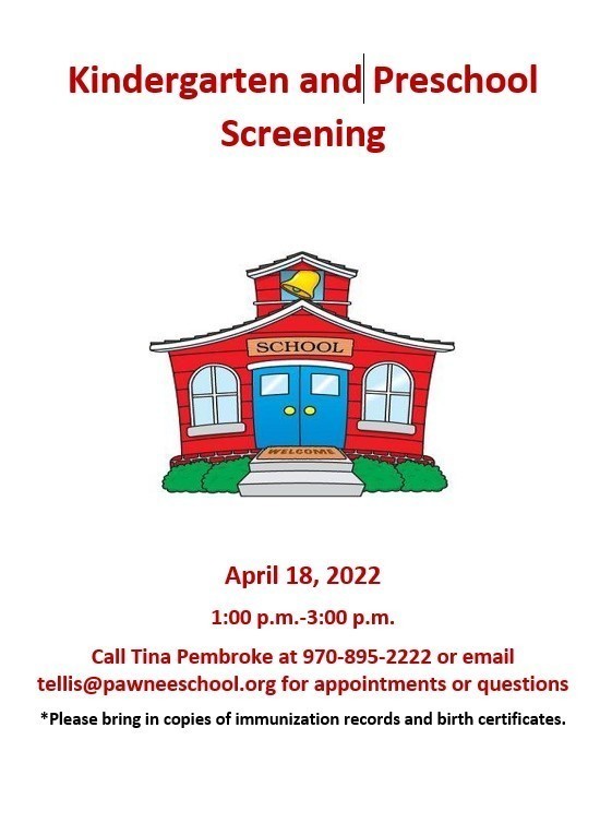 Kindergarten and Preschool Screening