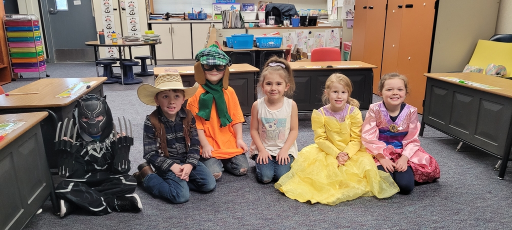 The students dressed up as their favorite book character.