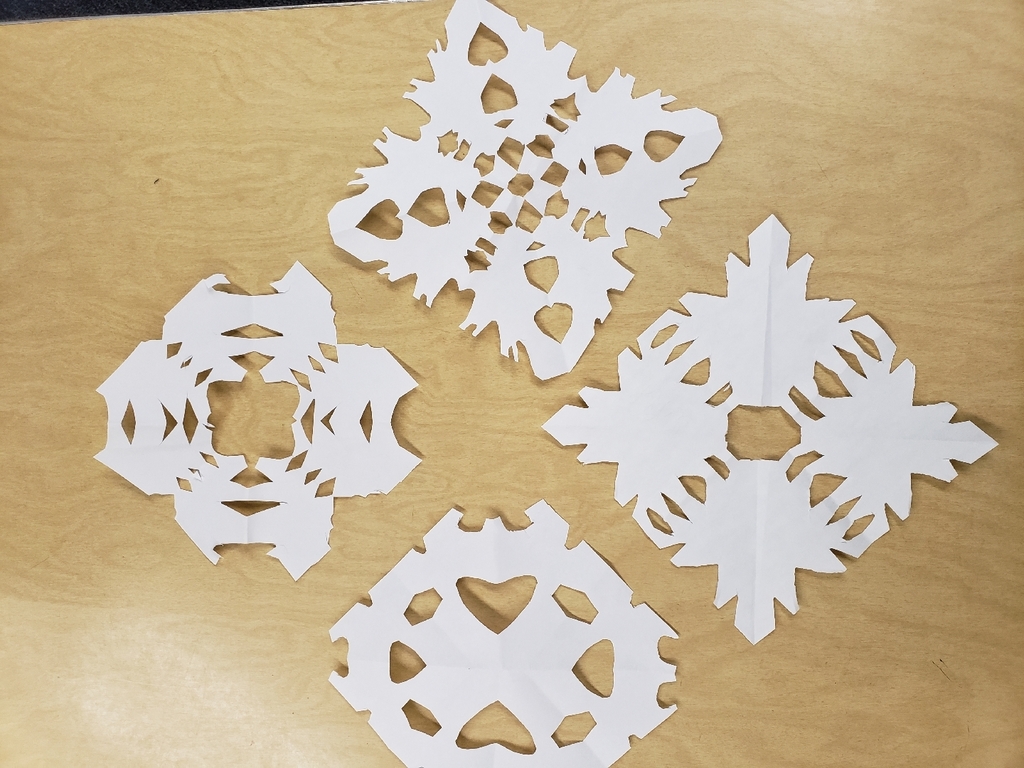 2nd and 3rd Grade Snowflakes